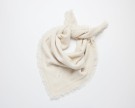 H Cashmere Logo Scarf Oat thumbnail