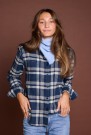 H Cashmere Logo Scarf Soft Blue thumbnail