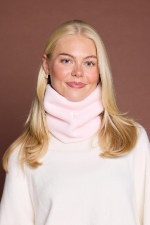 Lysrosa hals 